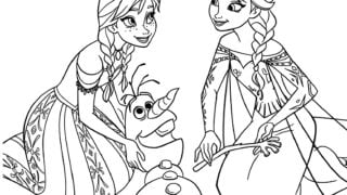 無料 アナと雪の女王のかわいいイラスト アナ エルサ オラフ クリストフ等 かわいい無料イラスト イラストの描き方